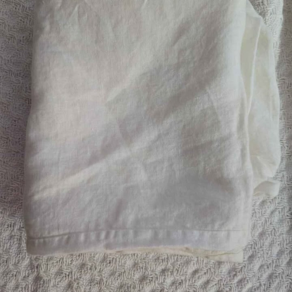 Garnet Hill 100% Linen King Pillowcases Set of 2 European Flax Bedding